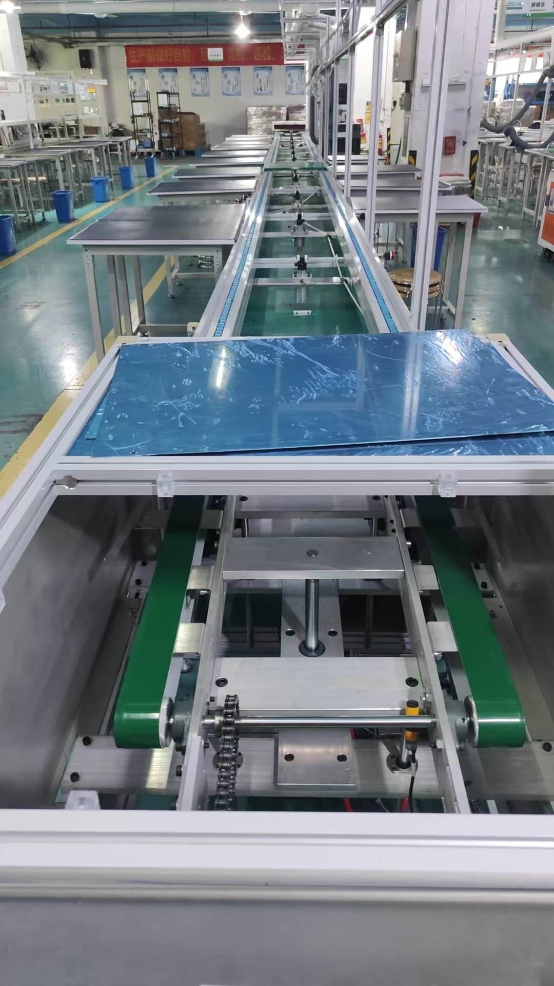 双层倍速链 PACK 生产线工位与工装图